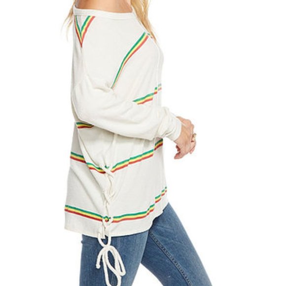 Chaser One Love Tie Side Sweatshirt - Picture 3 of 5